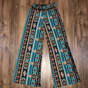 Bohemian palazzo pants